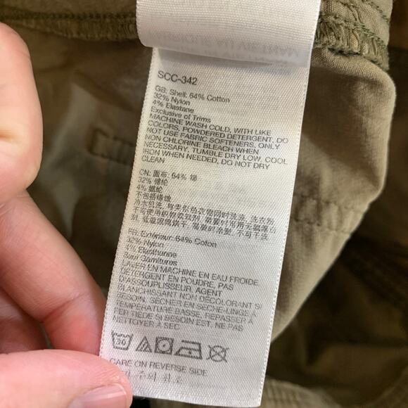 Marmot Pant Womens 6 Tan Convertible Roll Up Capri Stretch Outdoor Nylon Blend - Picture 13 of 15